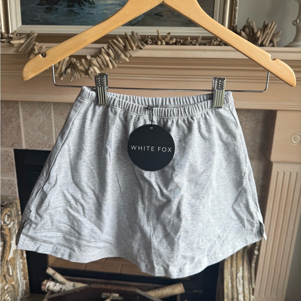 White Fox Gray Skirt